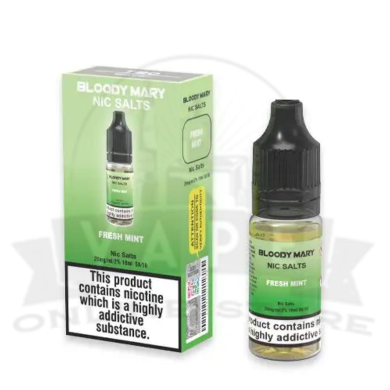 Bloody Mary Fresh Mint 10ml Nic Salt E-Liquid