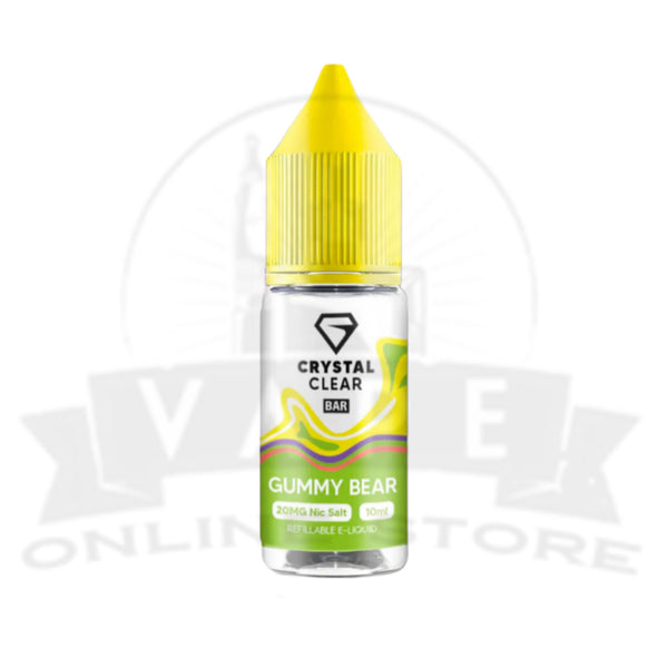 Crystal Clear Gummy Bear 10ml Nic Salt E-Liquid