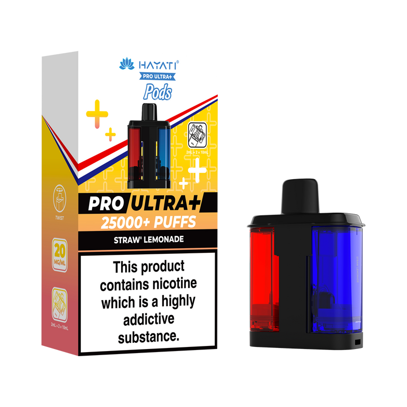 Hayati Pro Ultra Plus Straw' Lemonade Pods