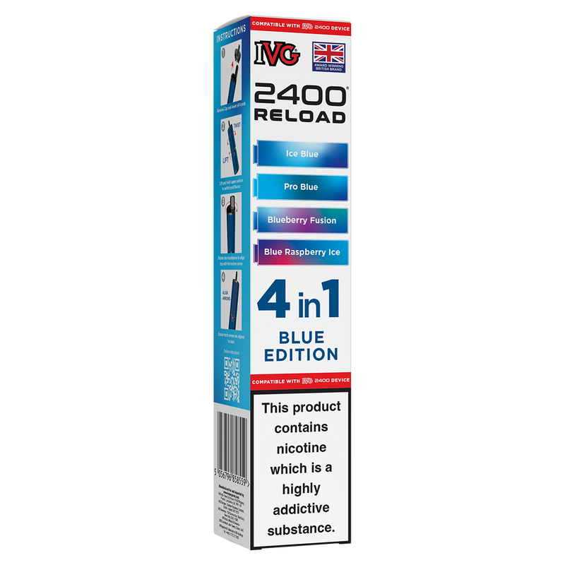 IVG 2400 Refill Pods - Blue Edition
