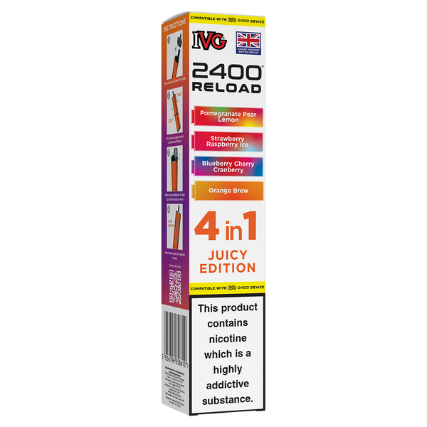 IVG 2400 Juicy Edition Refill Pods