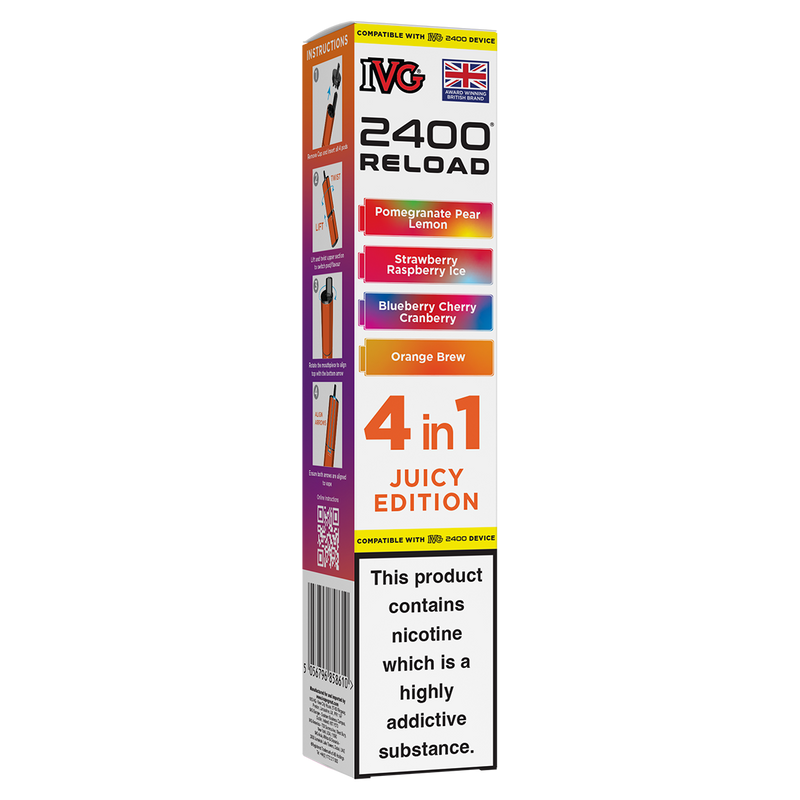 IVG 2400 Juicy Edition Refill Pods