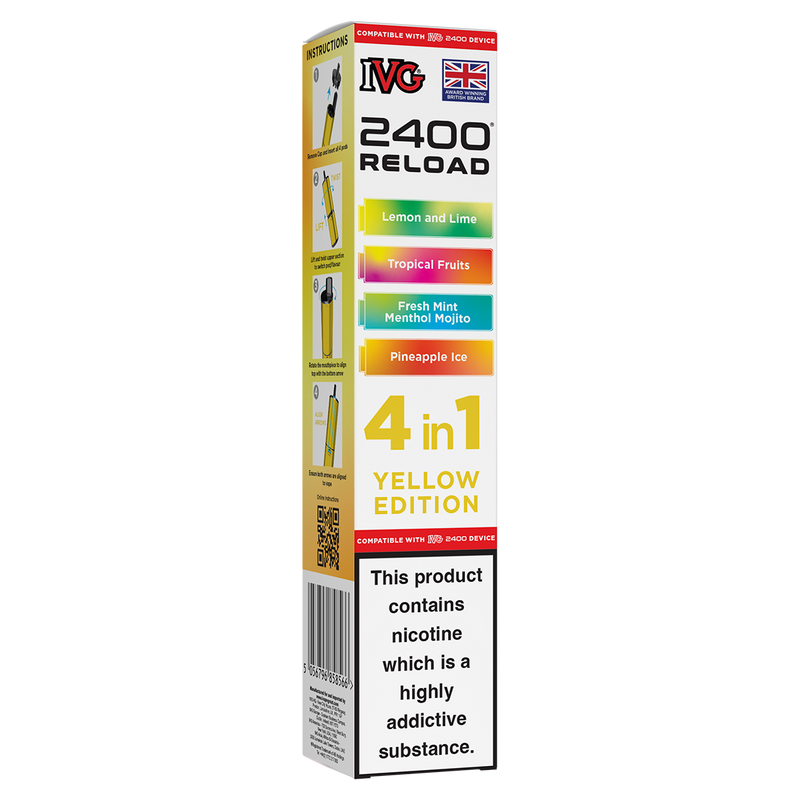 IVG 2400 Refill Pods - Yellow Edition