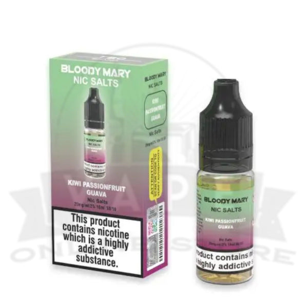 Bloody Mary Kiwi Passionfruit Guava 10ml Nic Salt E-Liquid