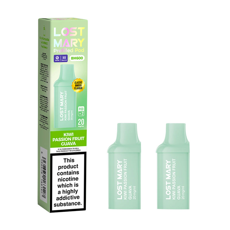 Lost Mary BM600 Pods - Kiwi Passionfruit Guava