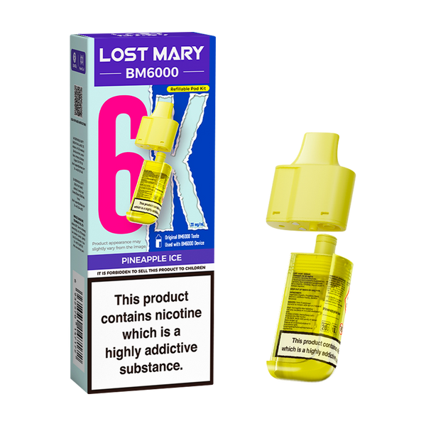Lost Mary BM6000 Refill Pack - Pineapple Ice