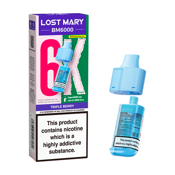 Lost Mary BM6000 Refill Pack - Triple Berry