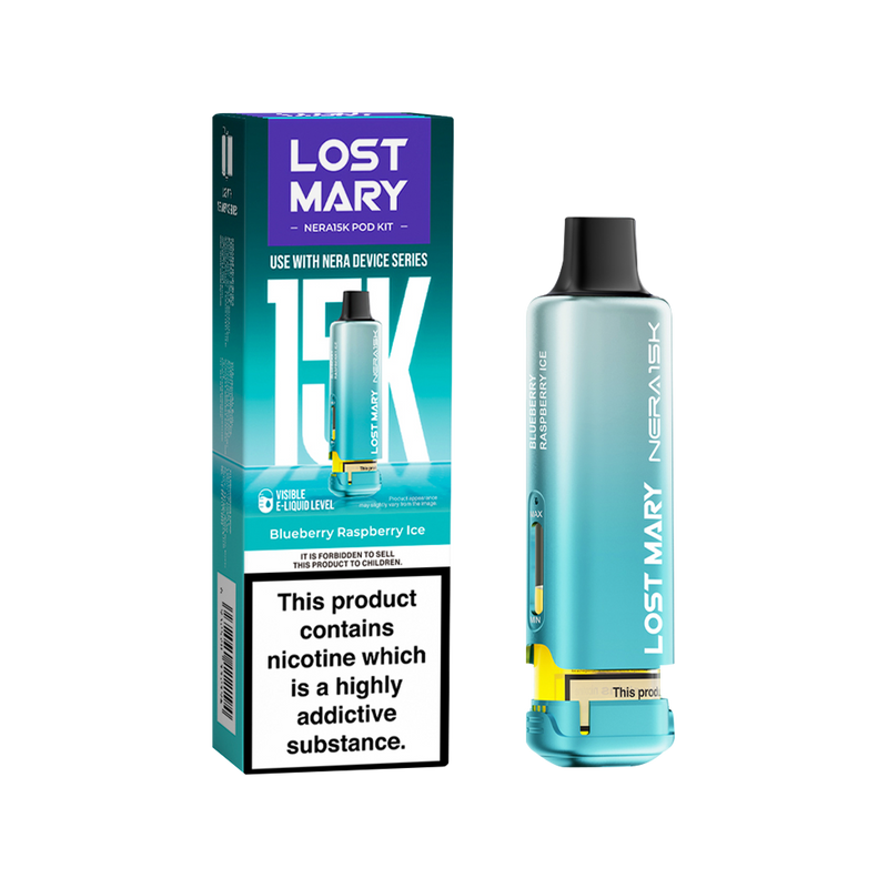 Lost Mary NERA15K Refill Pack - Blueberry Raspberry Ice