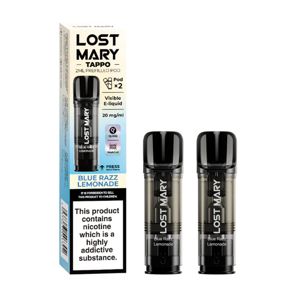 Lost Mary Tappo Pods - Blue Razz Lemonade