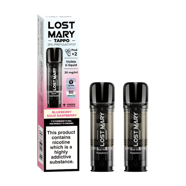 Lost Mary Tappo Pods - Blueberry Sour Raspberry