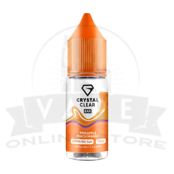Crystal Clear Pineapple Peach Mango 10ml Nic Salt