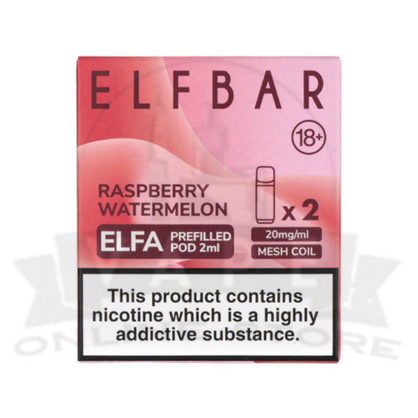 Elf Bar Elfa Raspberry Watermelon Prefilled Pods (Pack of 2)