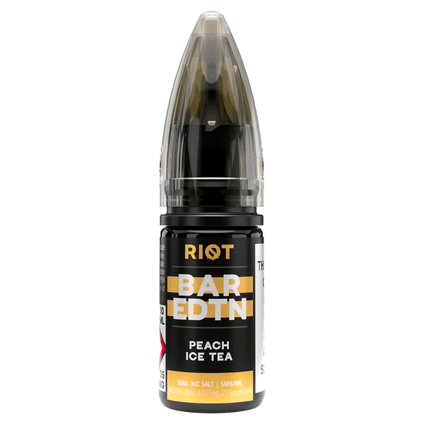 Riot Squad Riot Bar EDTN 10ml Nic Salt - Peach Ice Tea