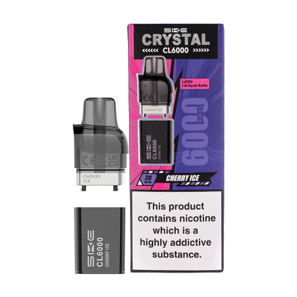 Crystal CL6000 Cherry Ice Pods - SKE