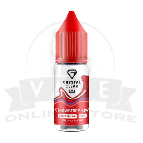 Crystal Clear Strawberry Kiwi 10ml Nic Salt E-Liquid