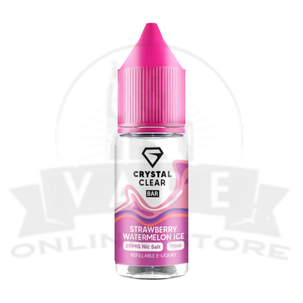 Crystal Clear Strawberry Watermelon Ice 10ml Nic Salt