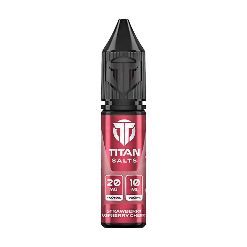 Titan Nic Salt 10ml - Strawberry Raspberry Cherry