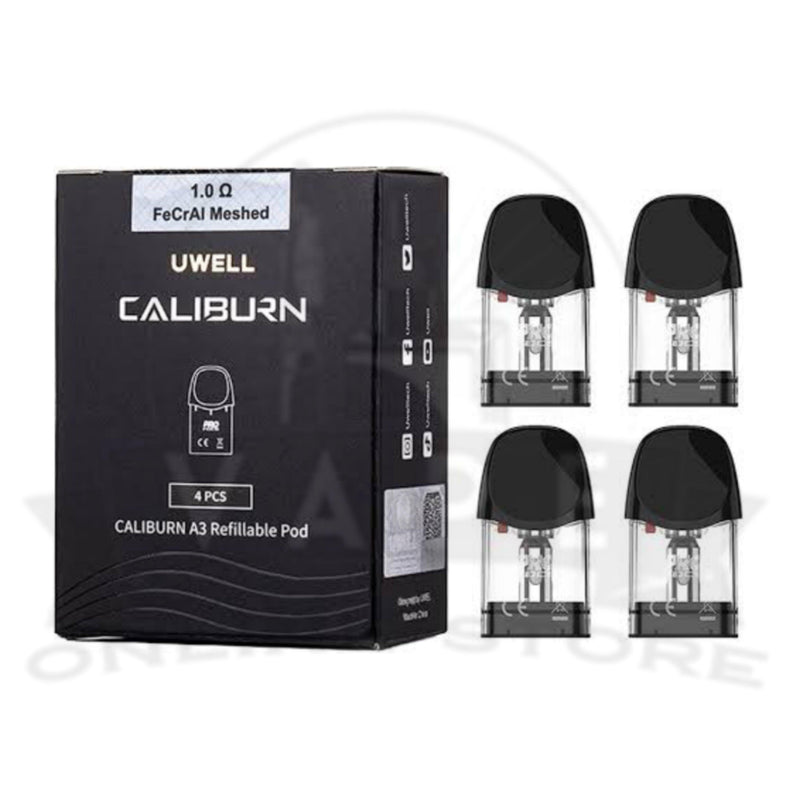 Uwell Caliburn A3 Replacement Pods (Pack of 4)