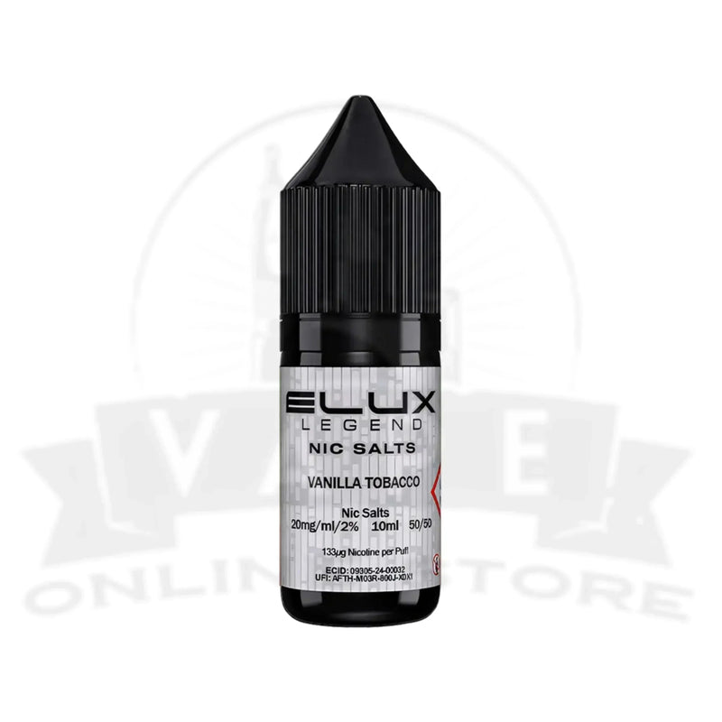 Elux Legend 10ml Nic Salt - Vanilla Tobacco