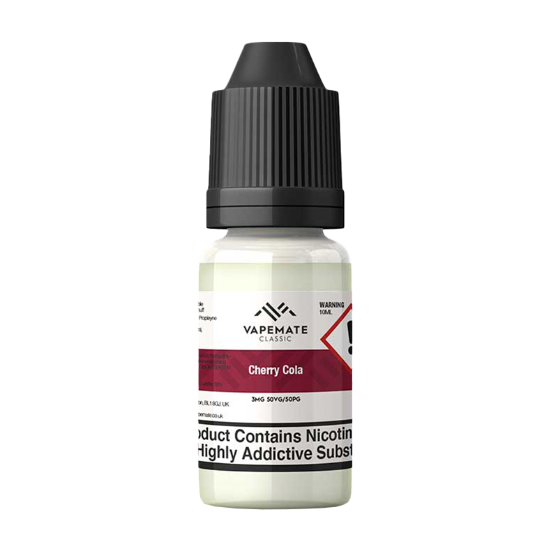 Vapemate Classic Cherry Cola 10ml Eliquid