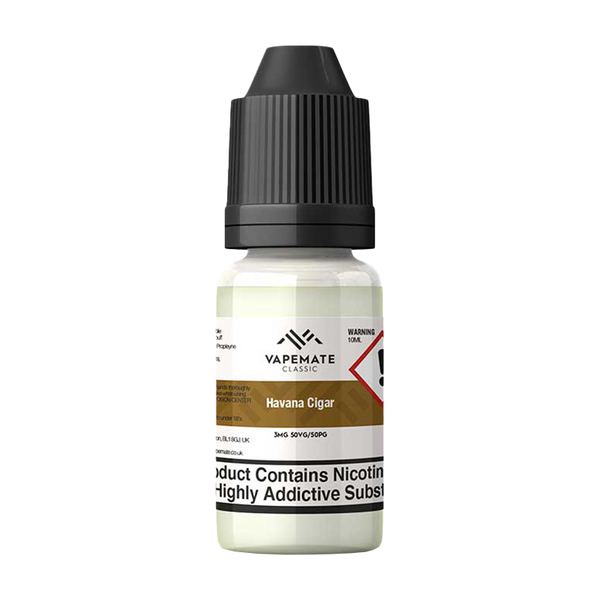 Vapemate 10ml Eliquid - Classic Havana Cigar