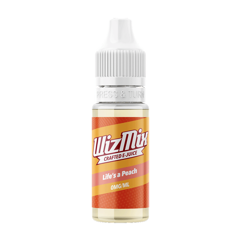 Wizmix 10ml E-Liquid - Life's A Peach 0mg