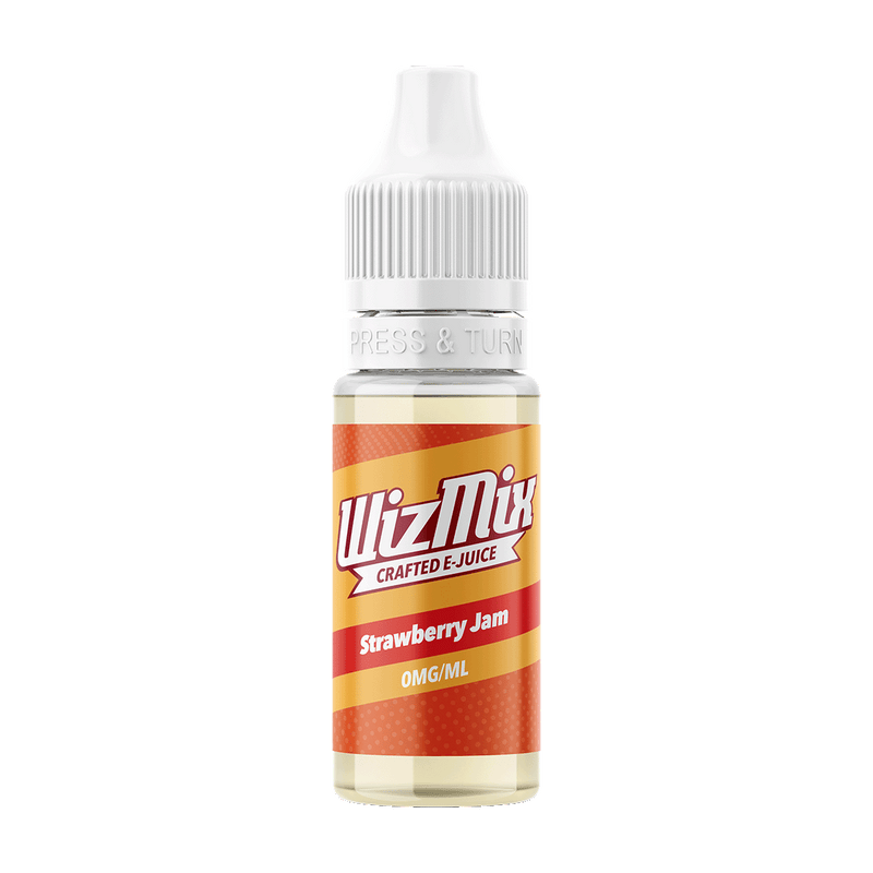 WizMix 10ml E-Liquid - Strawberry Jam 6mg